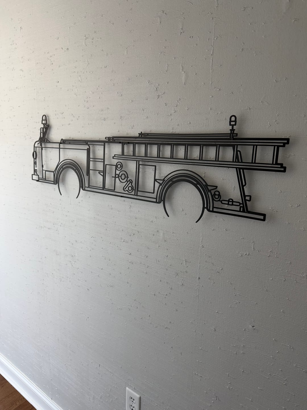 Customer photo review of Your Custom Car Silhouette Metal Wall Art Service
