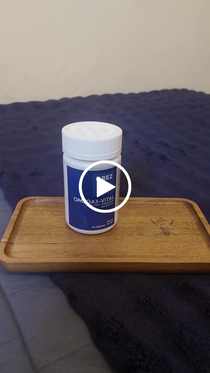 Customer video review of OMEGA3-VITAL - Omega 3 Fosfolípidos