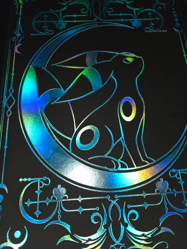 Customer photo review of Lunar Shadow Shiny 9-Pocket Trading Card Binder
