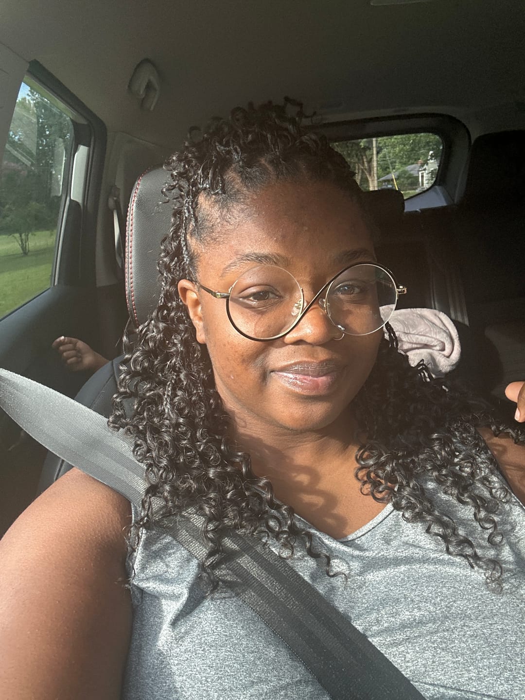 Customer photo review of Human Crochet Hair Water Wave For Miracle Knots