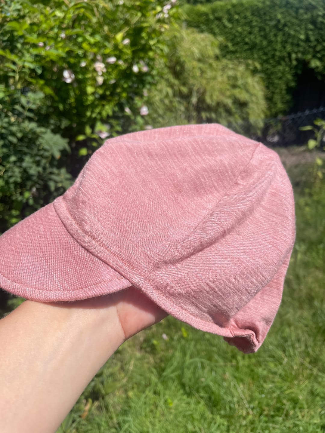 Customer photo review of PreOrder Sommermerino Kinder Schirmmütze