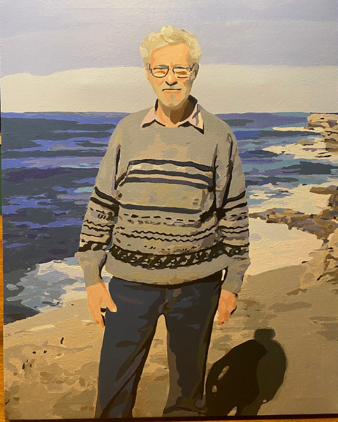 Customer photo review of Custom Paint By Numbers Kit
