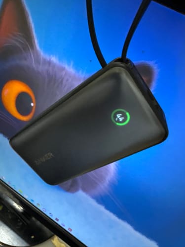 Customer photo review of Anker Nano Power Bank, (10,000mah, 30w Built-In Usb-C Cable)