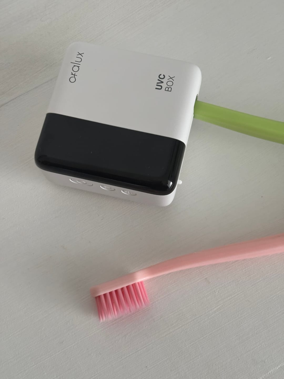 Customer photo review of UV-C Toothbrush Sanitizer