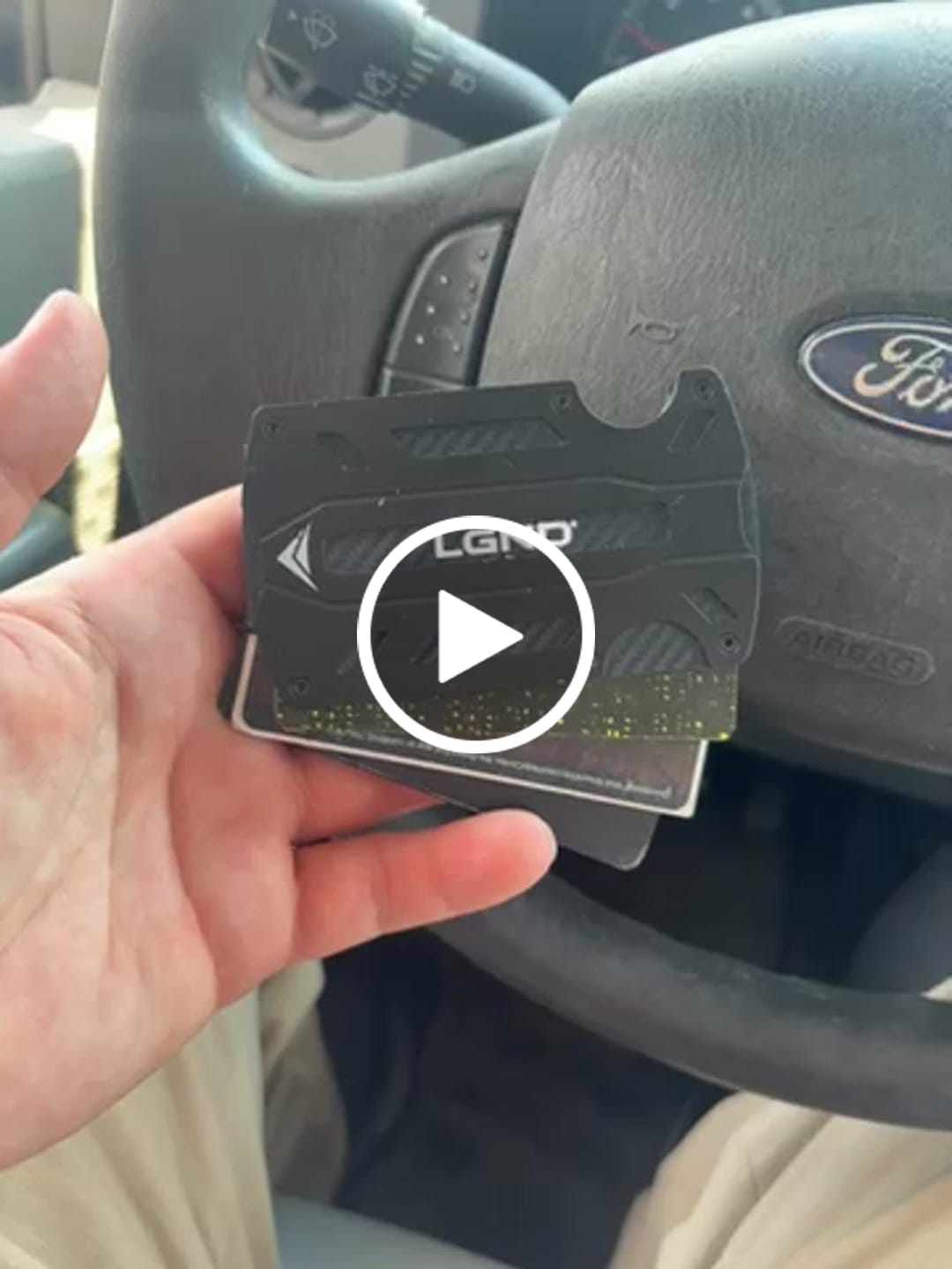 Customer video review of Tactical Wallet — Aircraft-Grade Aluminum