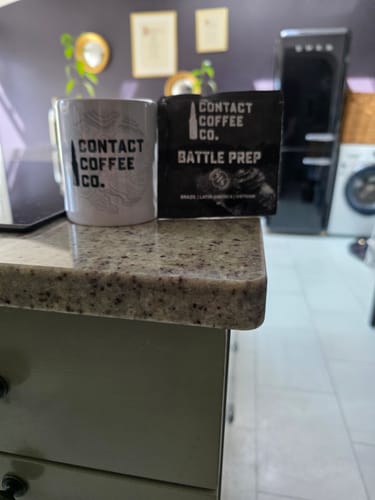 Customer photo review of Single Serve Coffee Bags - Battle Prep