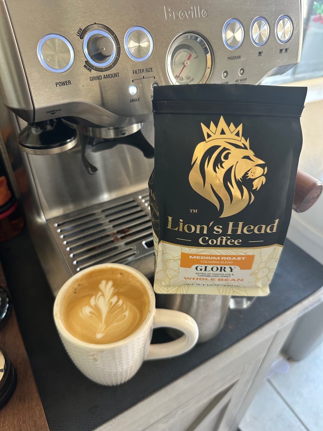 Customer photo review of Glory - Chocolate & Caramelized Honey - Medium Roast