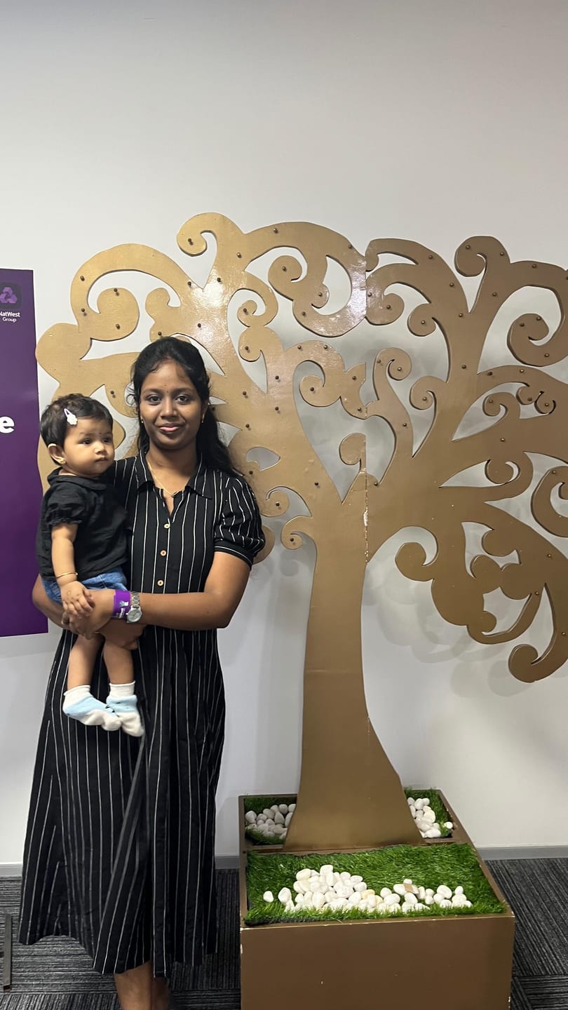 Customer photo review of Black Coffee Maternity Feeding Dress