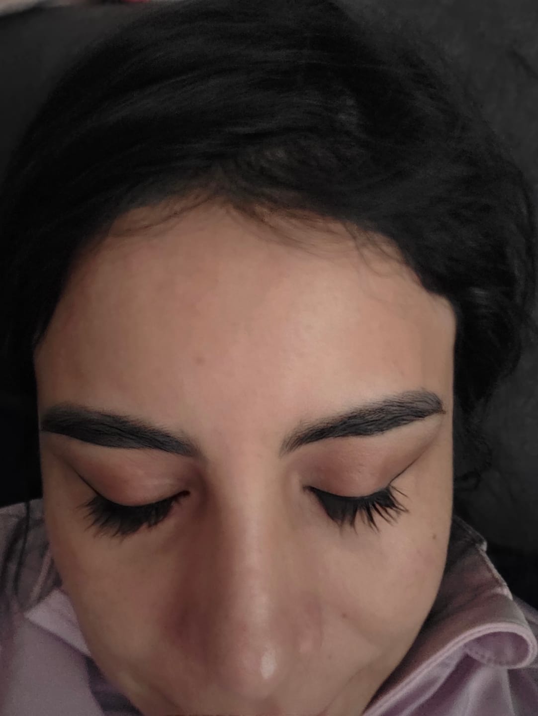 Customer photo review of Suero para pestañas y cejas