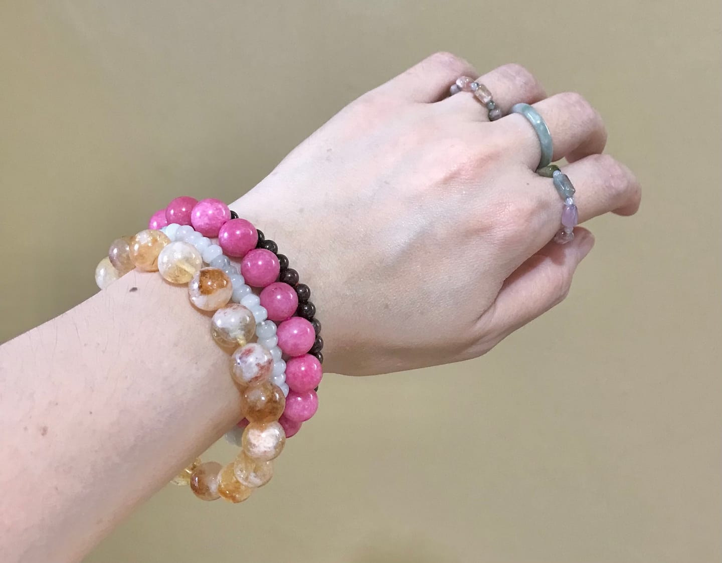 Customer photo review of 2026 Color of the Year Gold-Citrine Feng Shui Charm for Abundance & Success