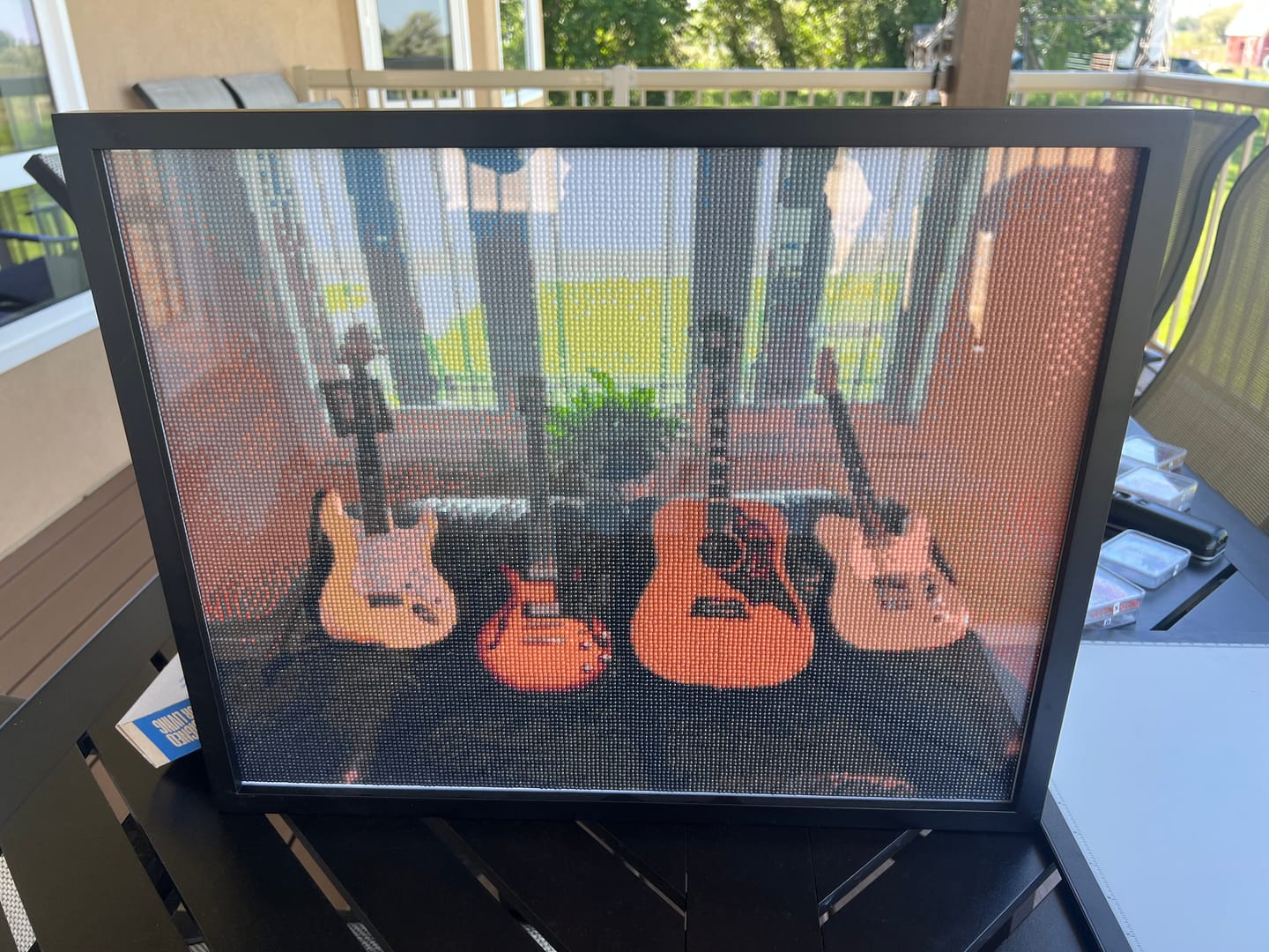 Customer photo review of Custom Diamond Painting