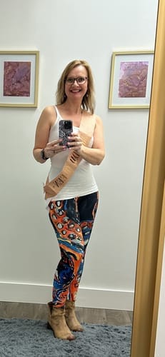 Customer photo review of There's an Octopus Climbing Up My Leg... Legging