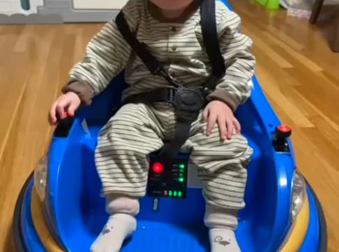 Customer photo review of Electric Bumper Car for Kids with Remote Controller