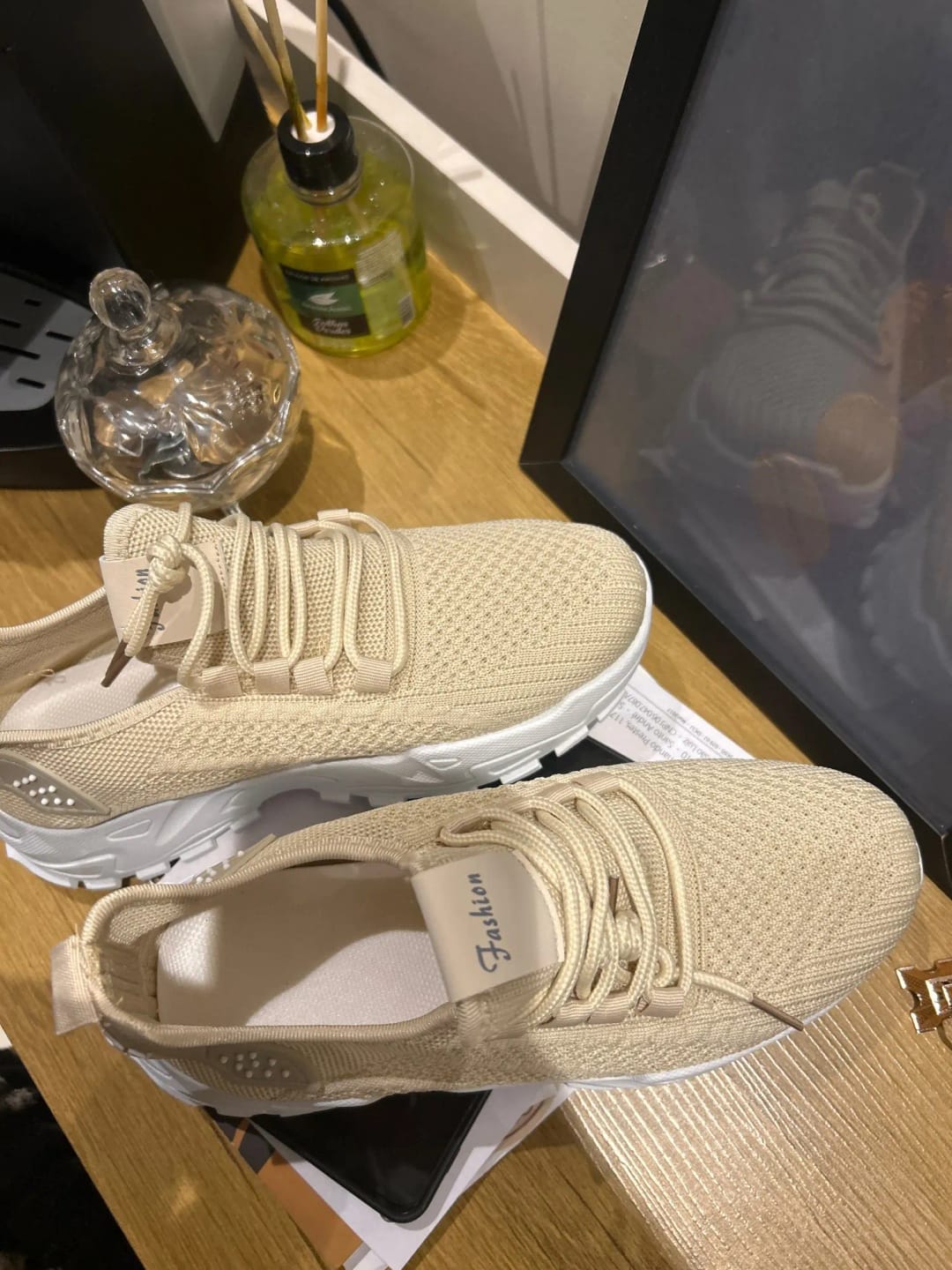 Customer photo review of Bella | Comfortable Orthopaedic Trainers