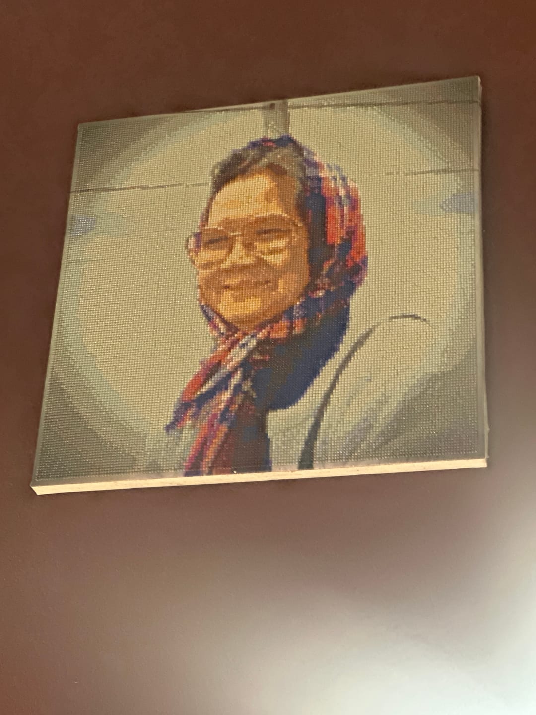 Customer photo review of Worlds Best Customized Diamond Painting Kit