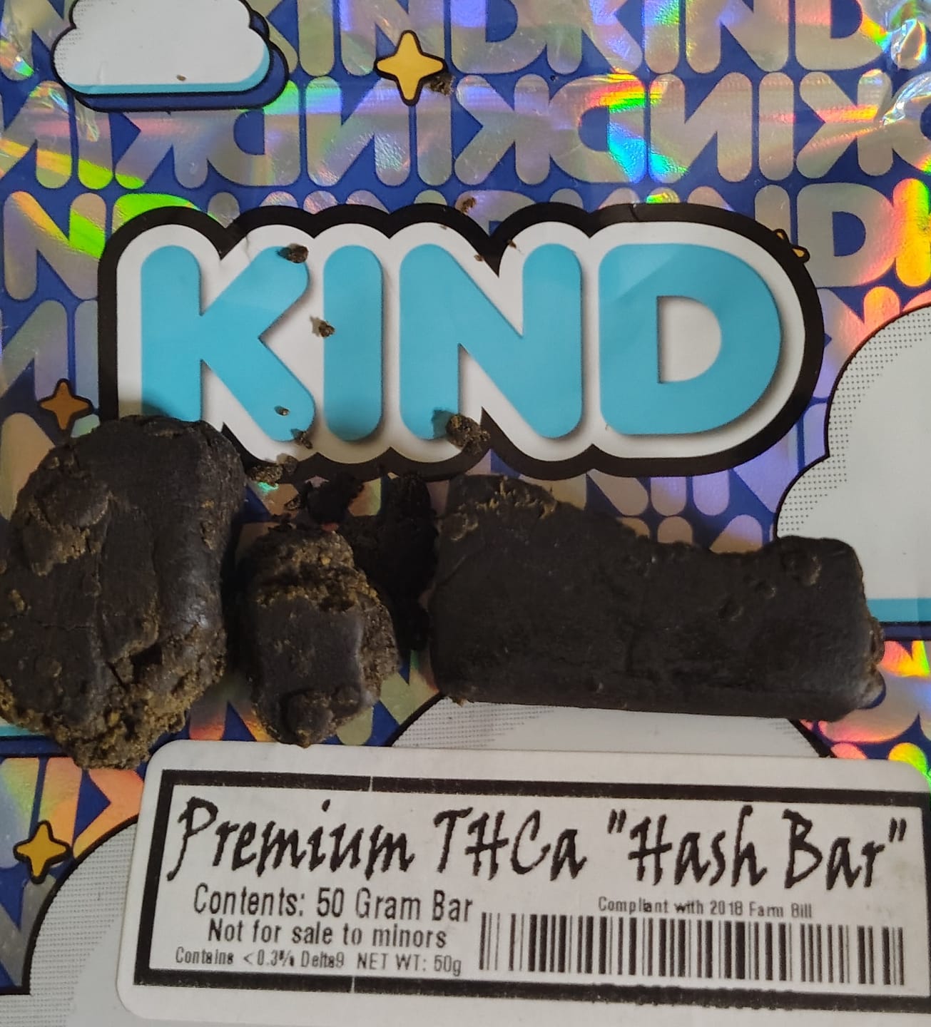 Customer photo review of Premium THCa Hash Bar