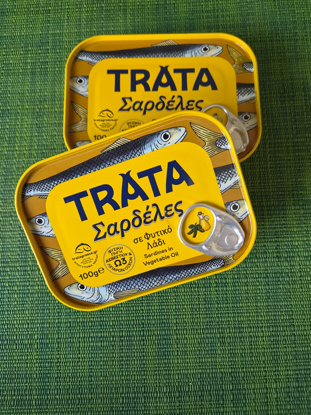 Customer photo review of Greek Sardines in Vegetable Oil – Traditional Meze (3x100g Multipack)