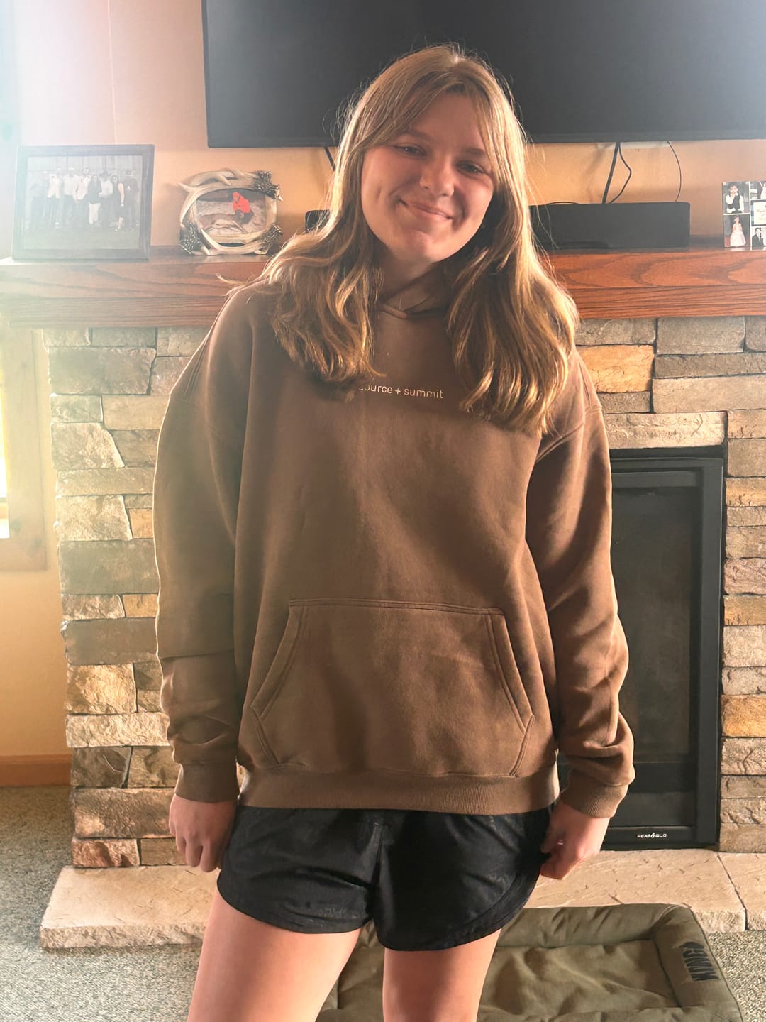 Customer photo review of Source + Summit Hoodie