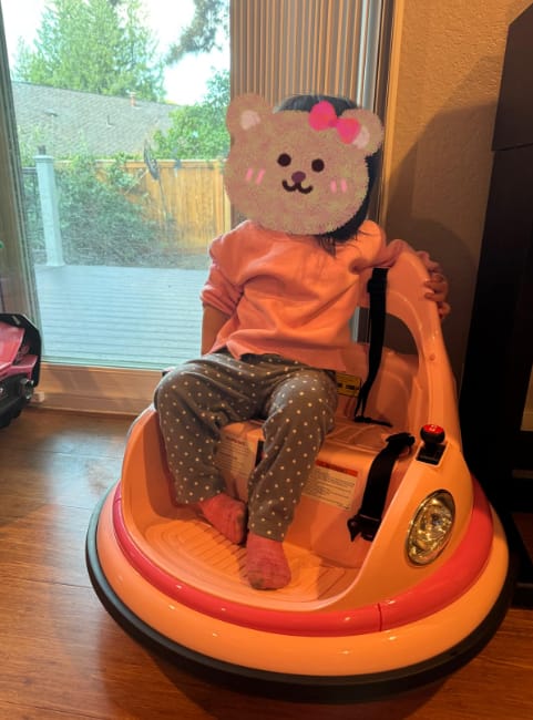 Customer photo review of Electric Bumper Car for Kids with Remote Controller