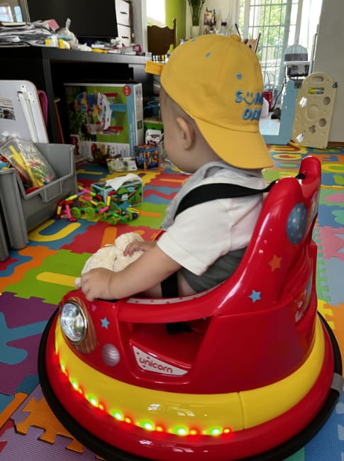 Customer photo review of Electric Bumper Car for Kids with Remote Controller