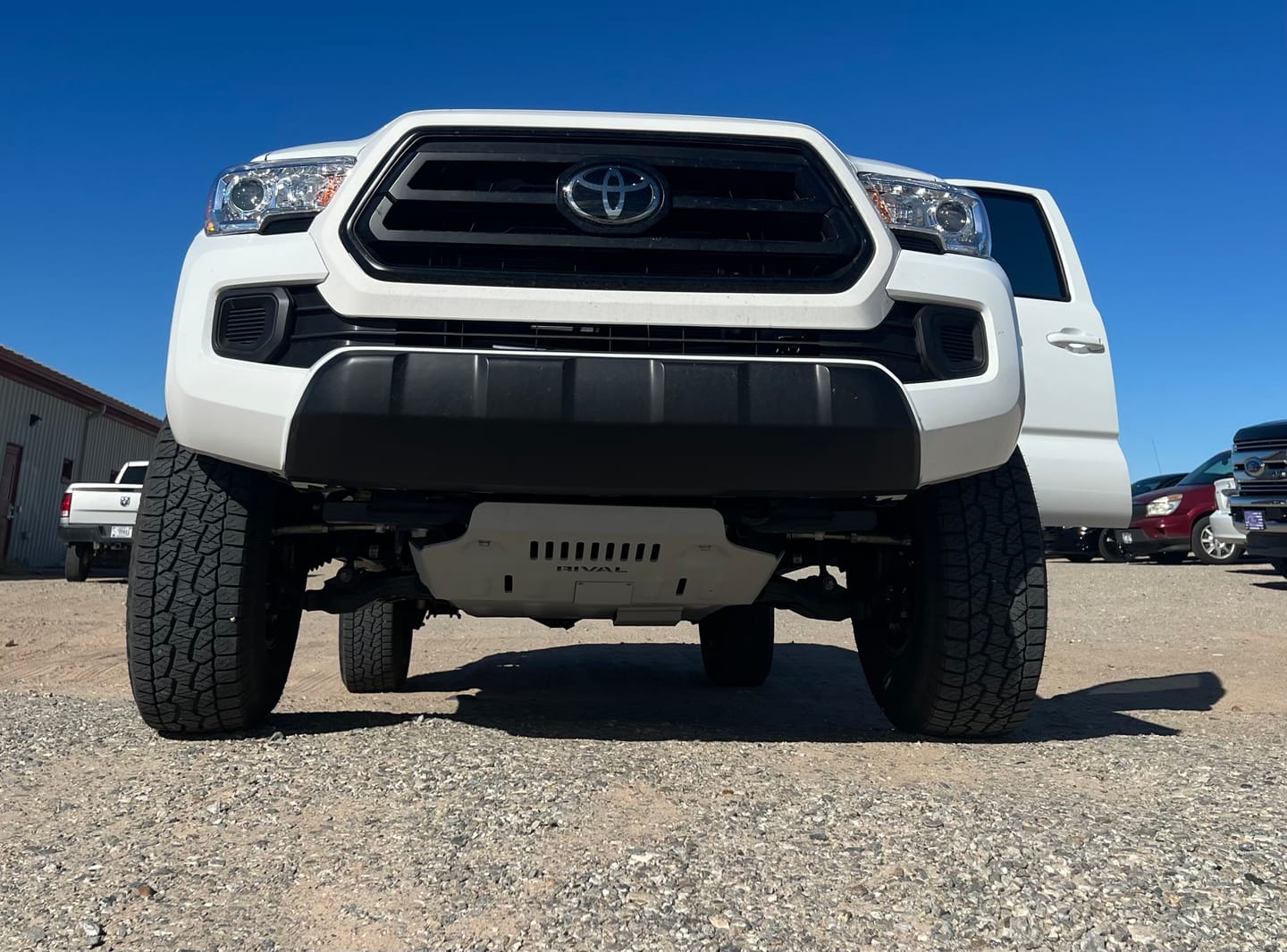 Customer photo review of RIVAL Aluminum Engine Skid Plate 2005-2023 Toyota Tacoma 3Gen 4WD including KDSS