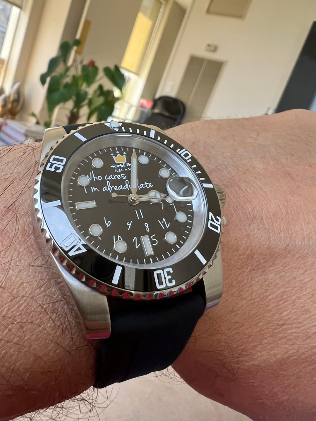 Customer photo review of HYDROCORE FLUORO WATCH