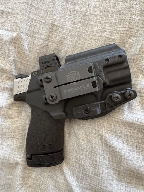 Customer photo review of Smith & Wesson Shield / Shield Plus 3.1" Model 1 IWB Holster - Non Light Bearing