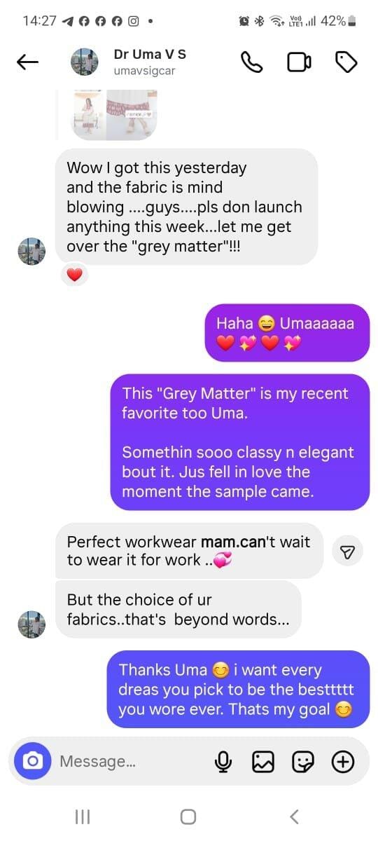 Customer photo review of Grey Matter Maternity Feeding Dress