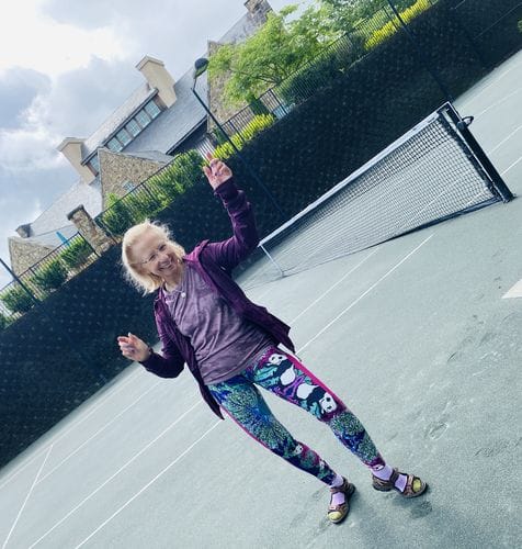 Customer photo review of Pandas & Peacocks | Racket Sport