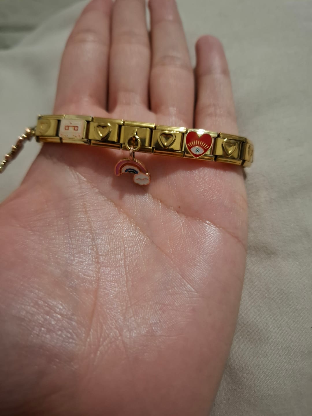 Customer photo review of Charm Colgante Arcoíris