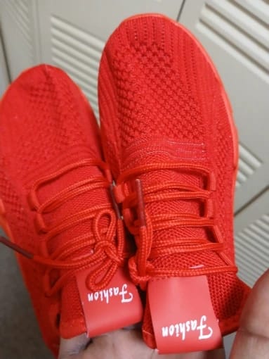 Customer photo review of Bella | Comfortable Orthopaedic Trainers