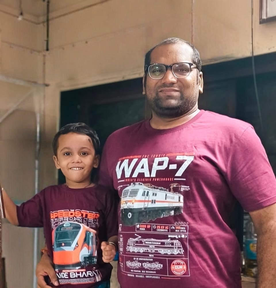 Customer photo review of Vande Bharat Kids T-shirt