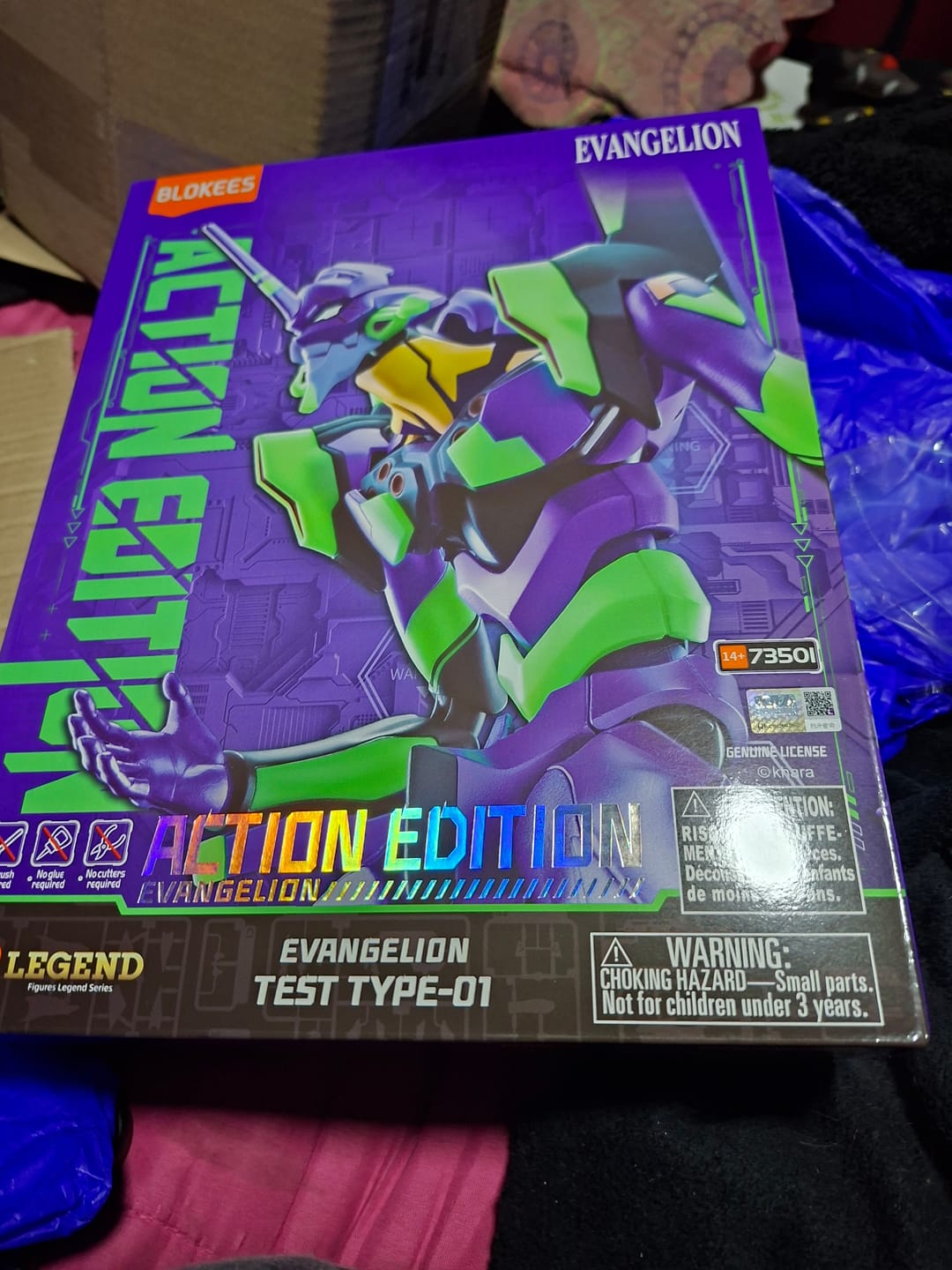 Customer photo review of Evangelion 01 - Action Edition  - Model Kit Articulado - BLOKEES