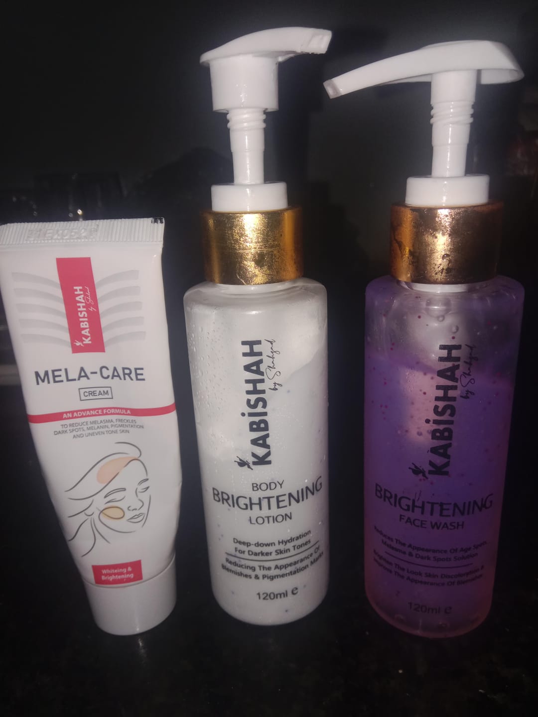Customer photo review of Full Body Brightening Cream