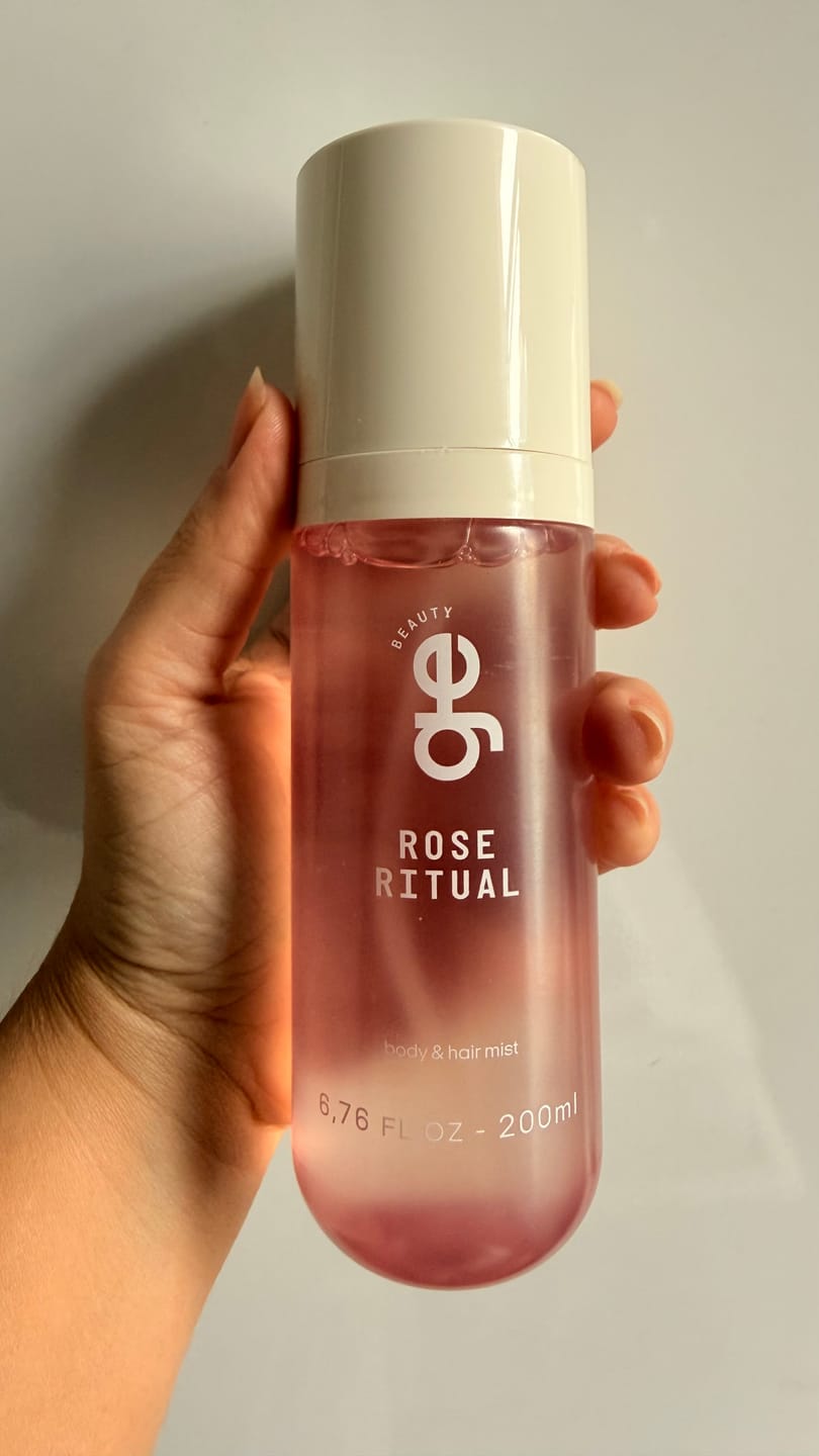 Customer photo review of rose ritual | body & hair mist