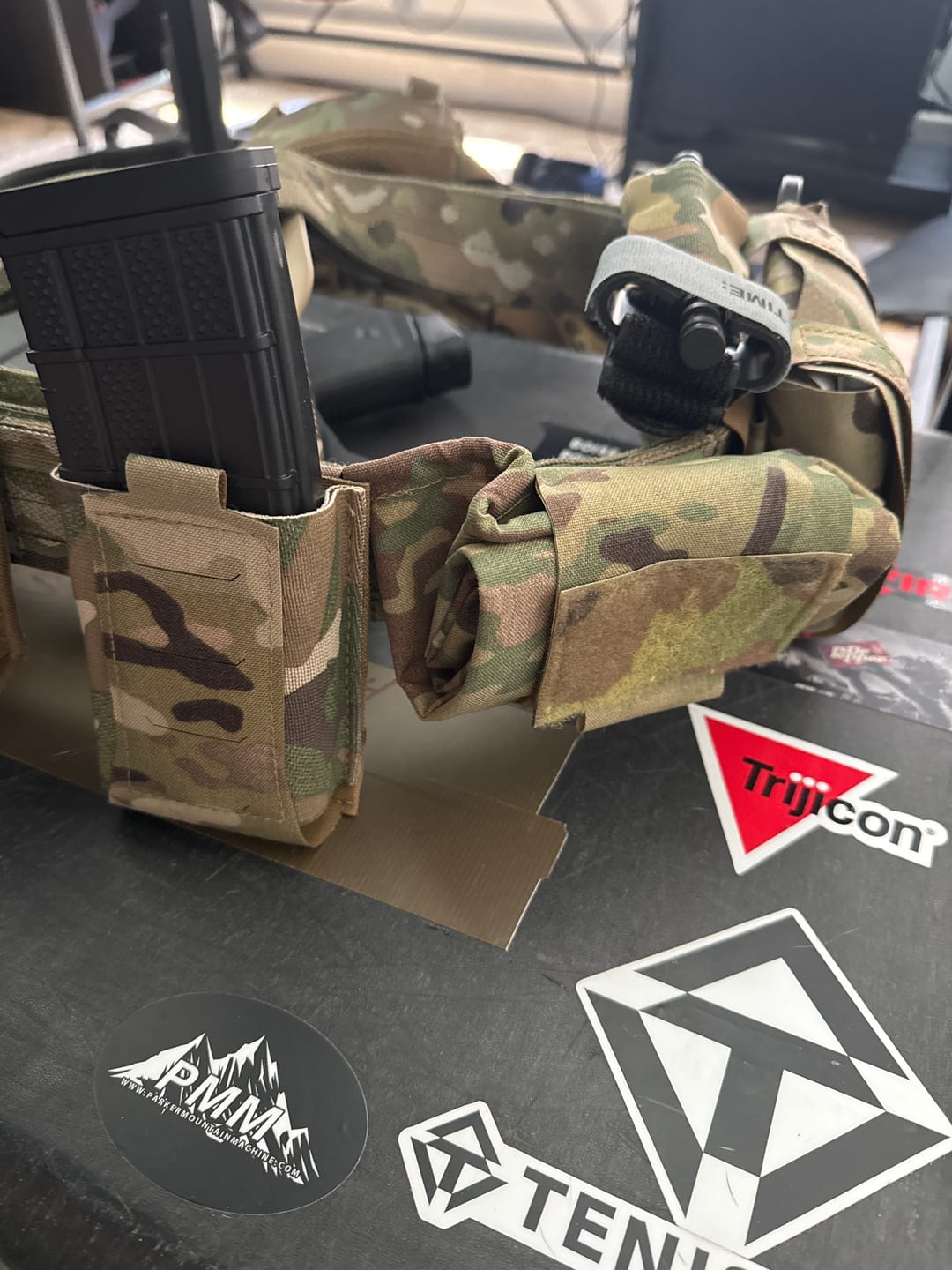 Customer photo review of Folding Dump Pouch GRIDLOK