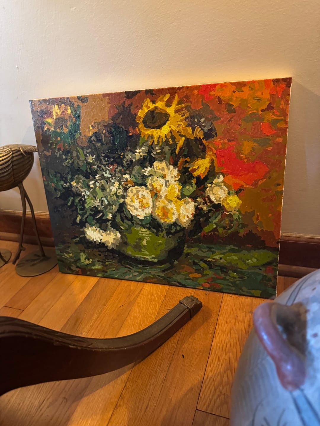 Customer photo review of Still Life with Roses and Sunflowers