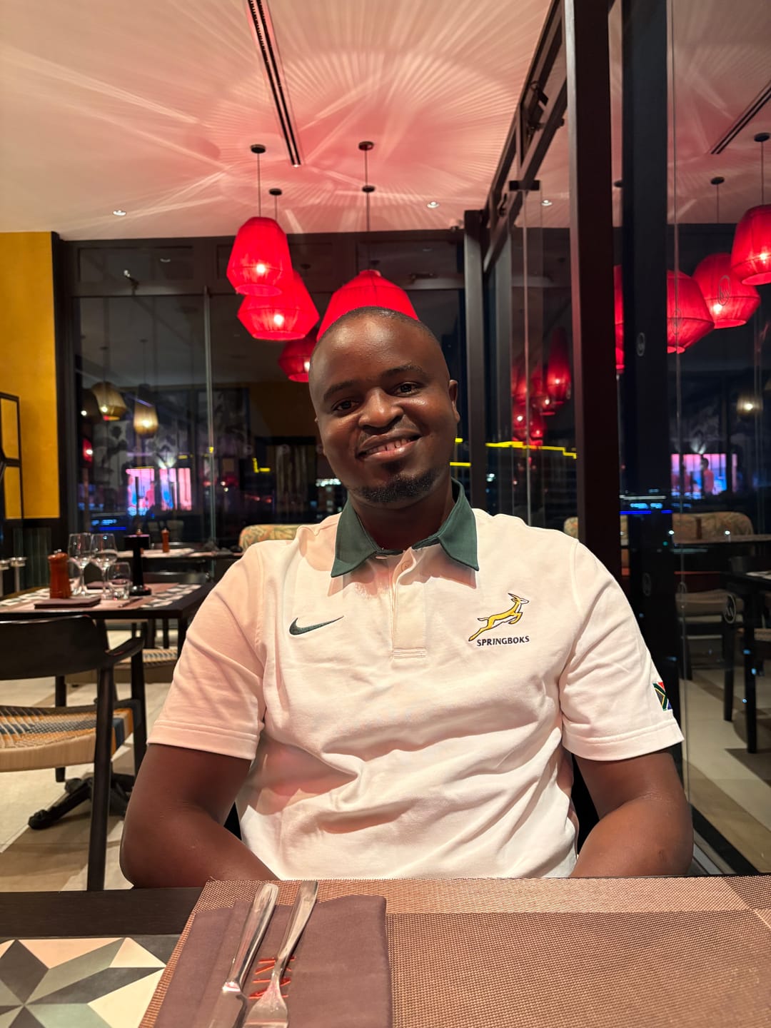 Customer photo review of Springboks Nike Men's 26/27 Heritage SS Home Jersey