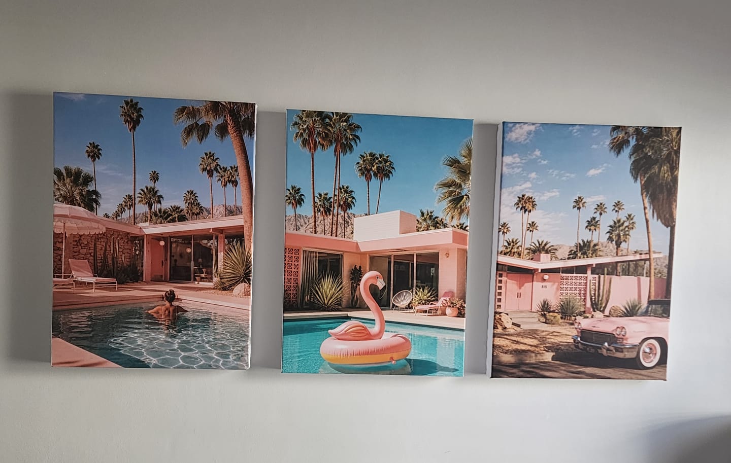 Customer photo review of 3 x A2 Canvas Combo