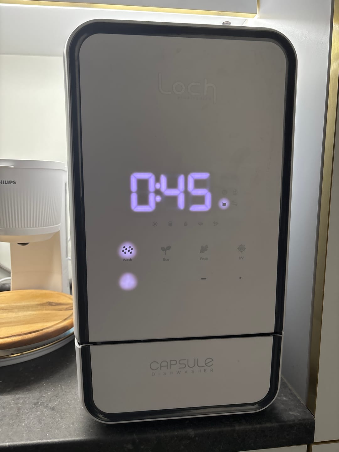 Customer photo review of Capsule Dishwasher