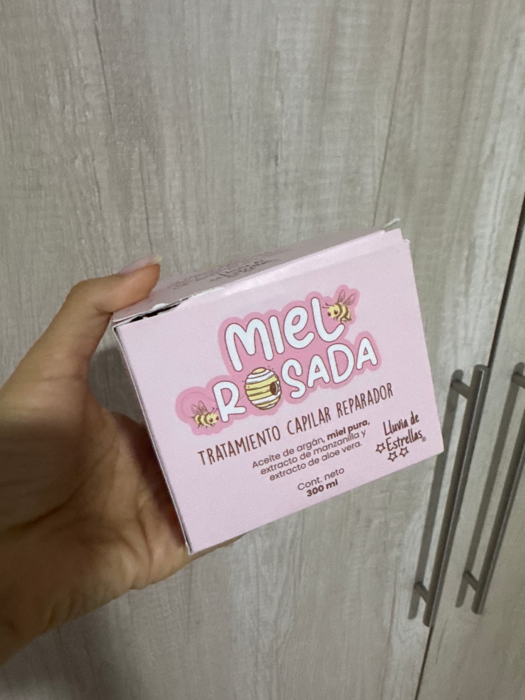 Customer photo review of TRATAMIENTO MIEL ROSADA