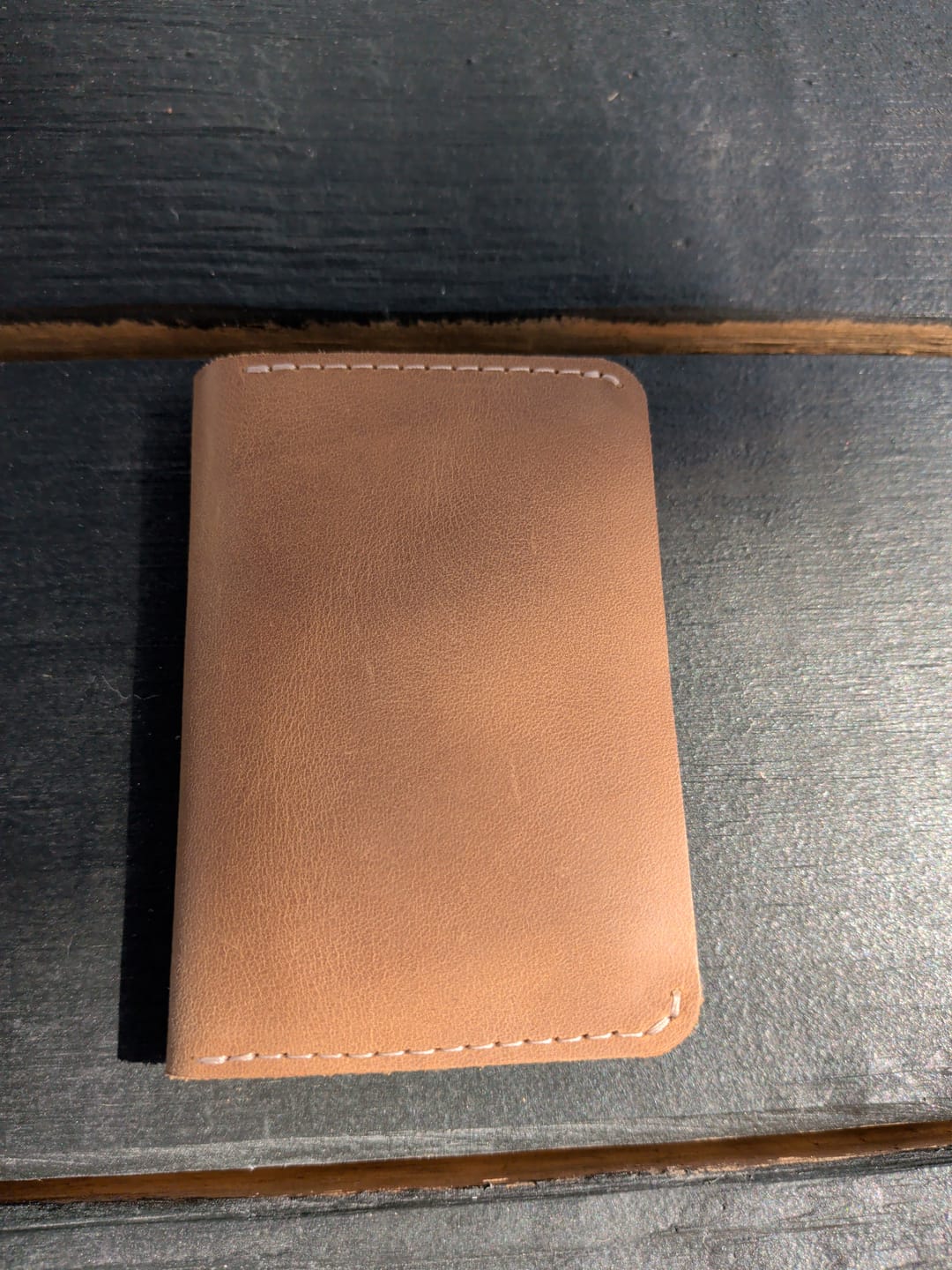 Customer photo review of The Navasota - Front Pocket Wallet