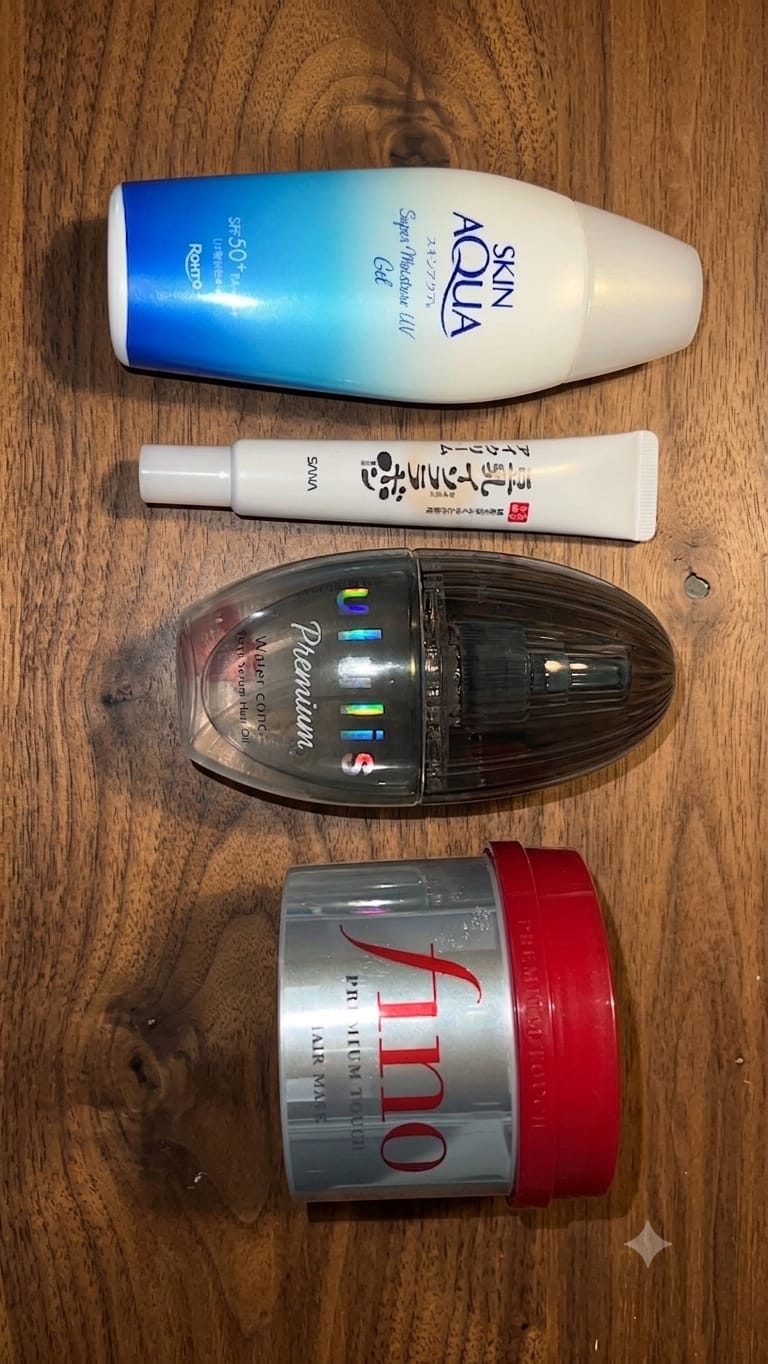 Customer photo review of ULULIS Premium Water Conc. Black Serum Hair Oil 100ml – Repairing Shine Oil
