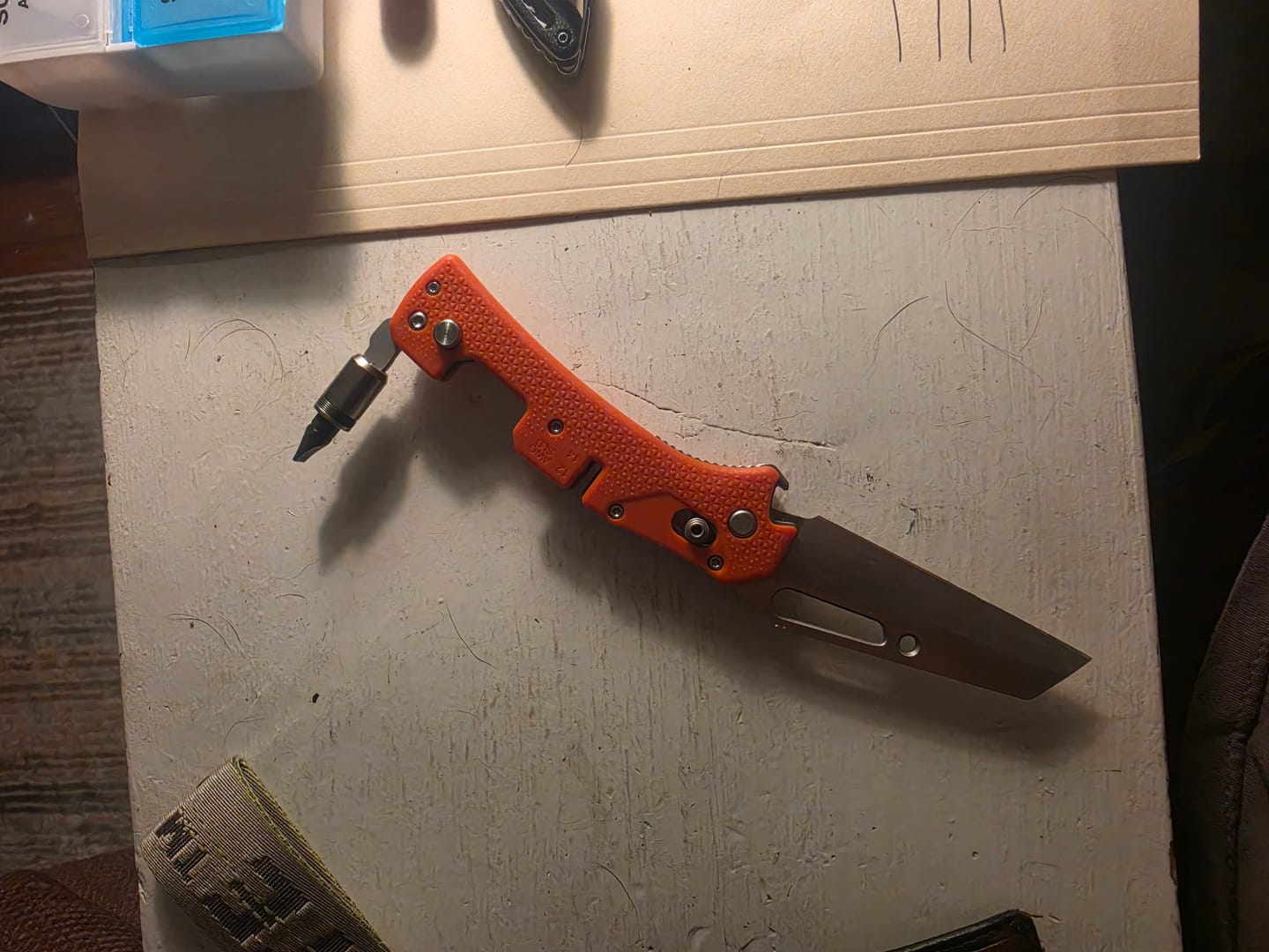 Customer photo review of Klein Tools 44056D Electrician's Pocket Knife with Driver
