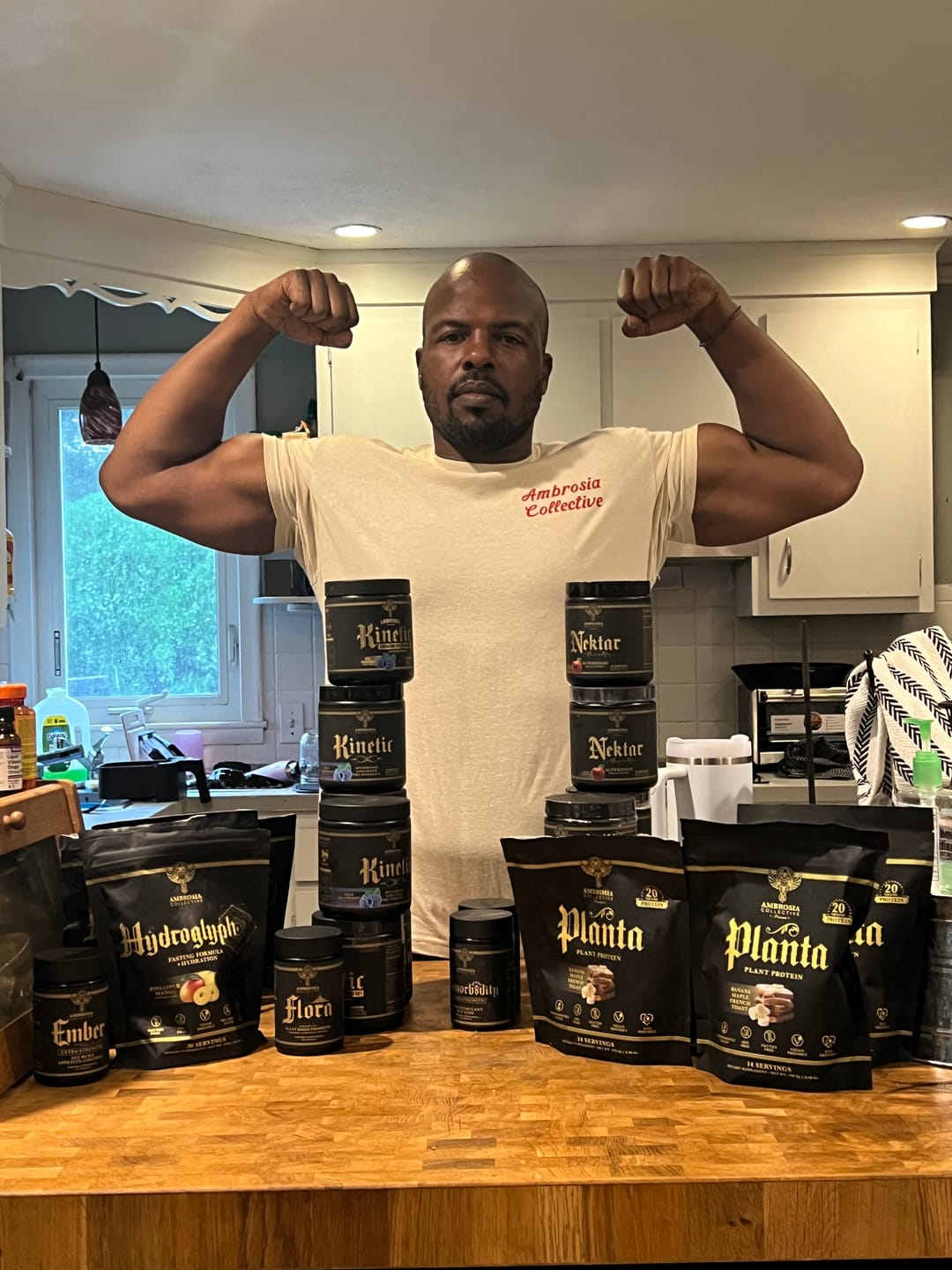 Customer photo review of Kinetic™ - Mushroom Enhanced Pre-Workout