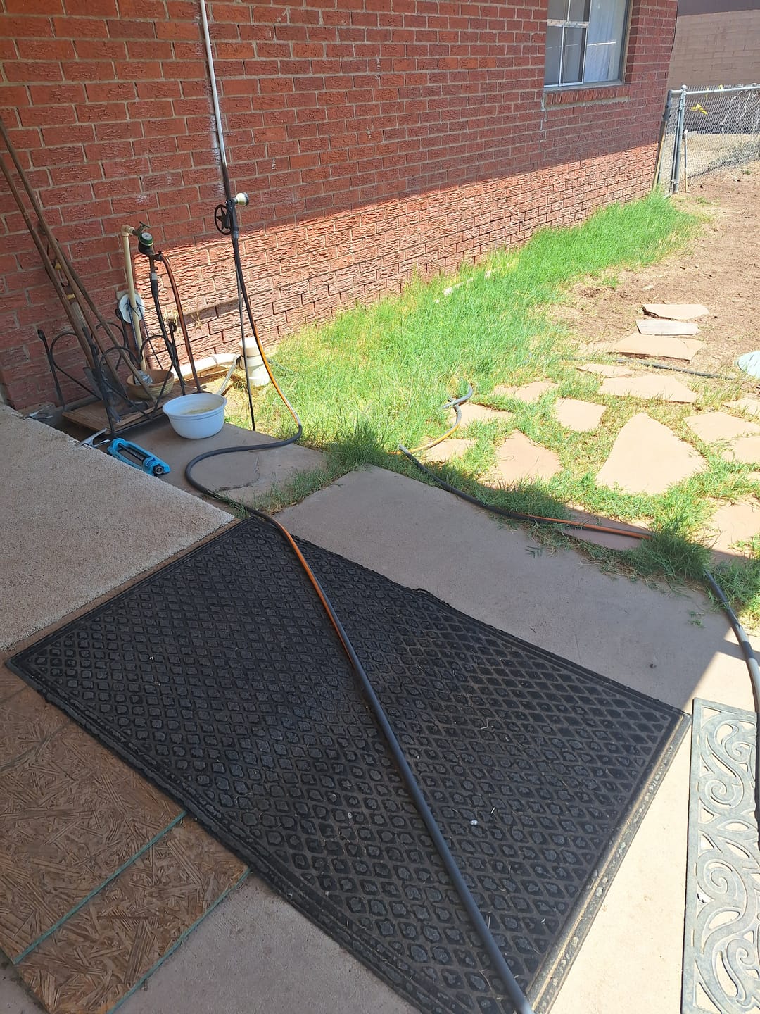 Customer photo review of Hybrid Garden Flat Water Hose 5ft-100ft