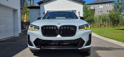 Customer photo review of BMW F97 X3M F98 X4M / G01 X3 G02 X4 CSL YELLOW DRL KIT