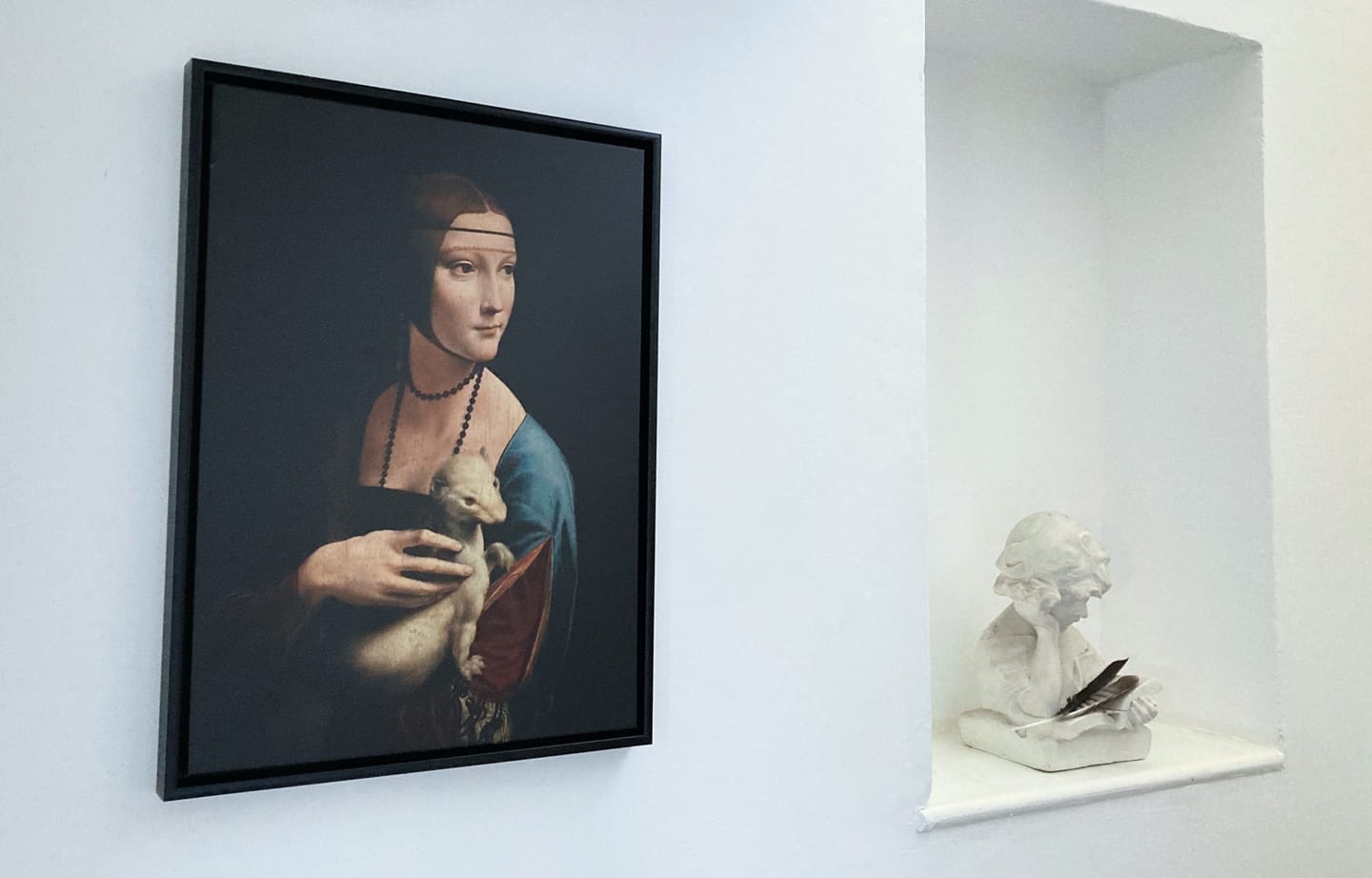 Customer photo review of Lady with an Ermine | Leonardo da Vinci | 1489