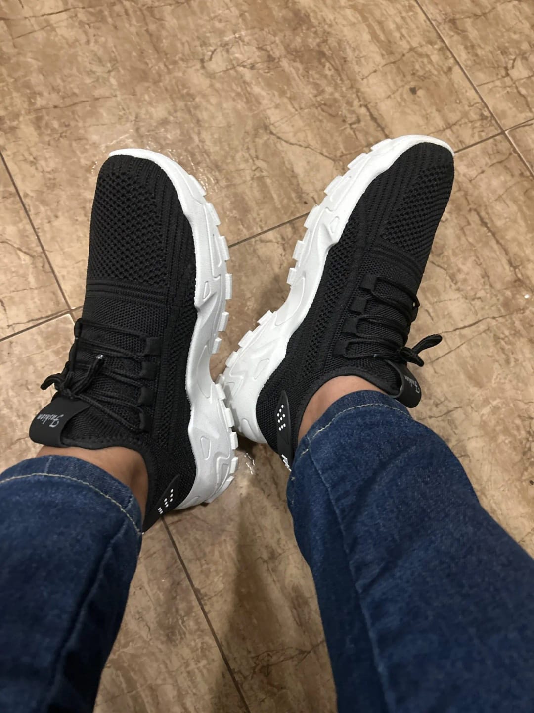 Customer photo review of Bella | Comfortable Orthopaedic Trainers