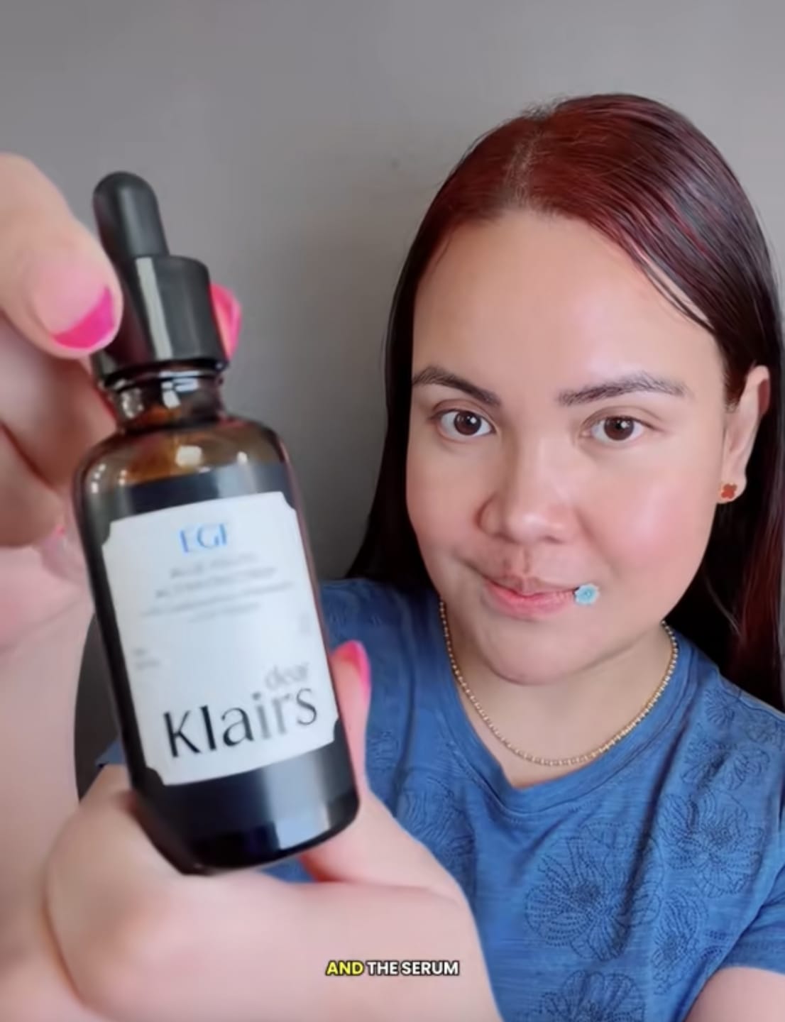 Customer photo review of EGF Blue Youth Activating Drop | EGF Peptide Serum